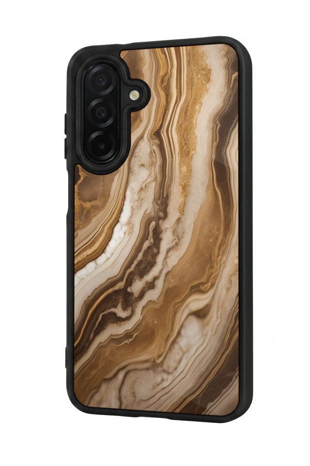 Samsung Galaxy A36 Uyumlu Mermer Marble Tasarımlı Glossy Premium Kılıf