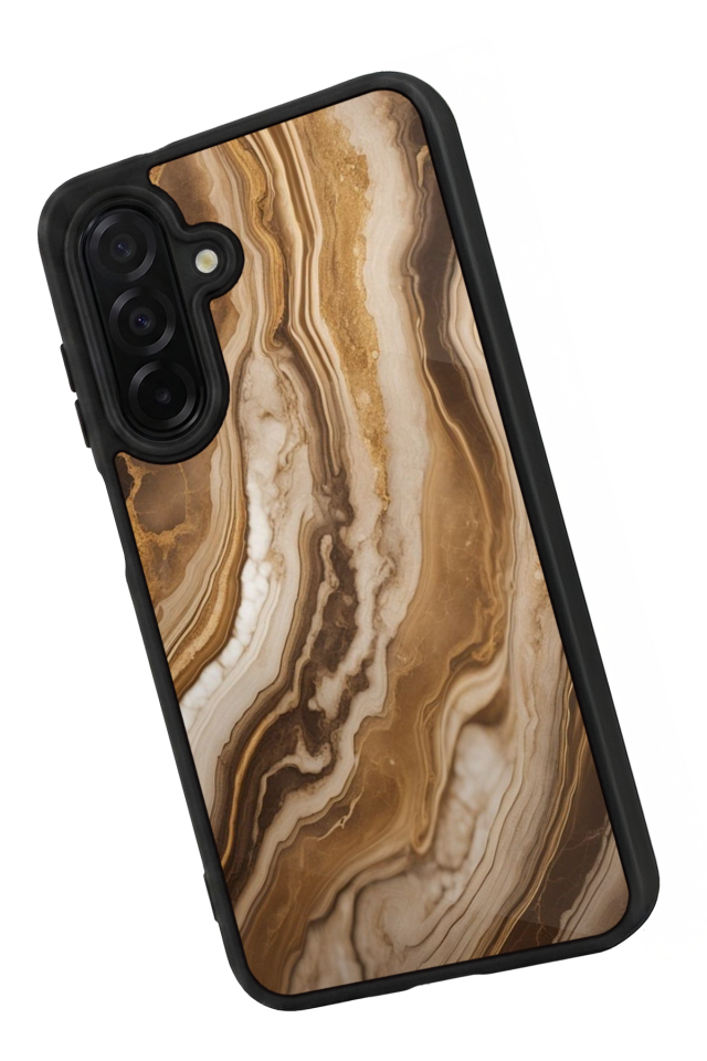 Samsung Galaxy A36 Uyumlu Mermer Marble Tasarımlı Glossy Premium Kılıf