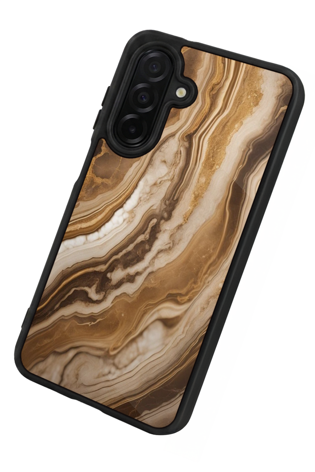 Samsung Galaxy A36 Uyumlu Mermer Marble Tasarımlı Glossy Premium Kılıf
