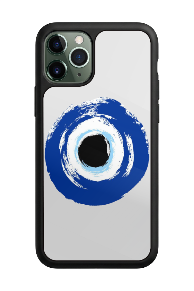 iPhone 11 Pro Max Uyumlu Nazar Tasarımlı Glossy Premium Kılıf