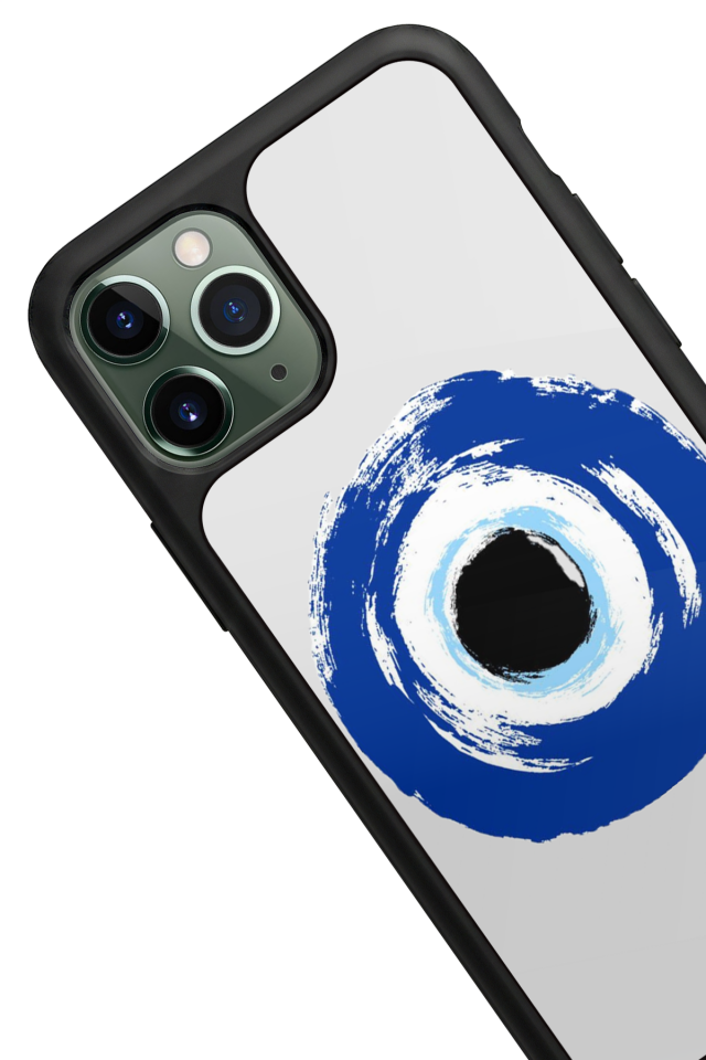 iPhone 11 Pro Max Uyumlu Nazar Tasarımlı Glossy Premium Kılıf
