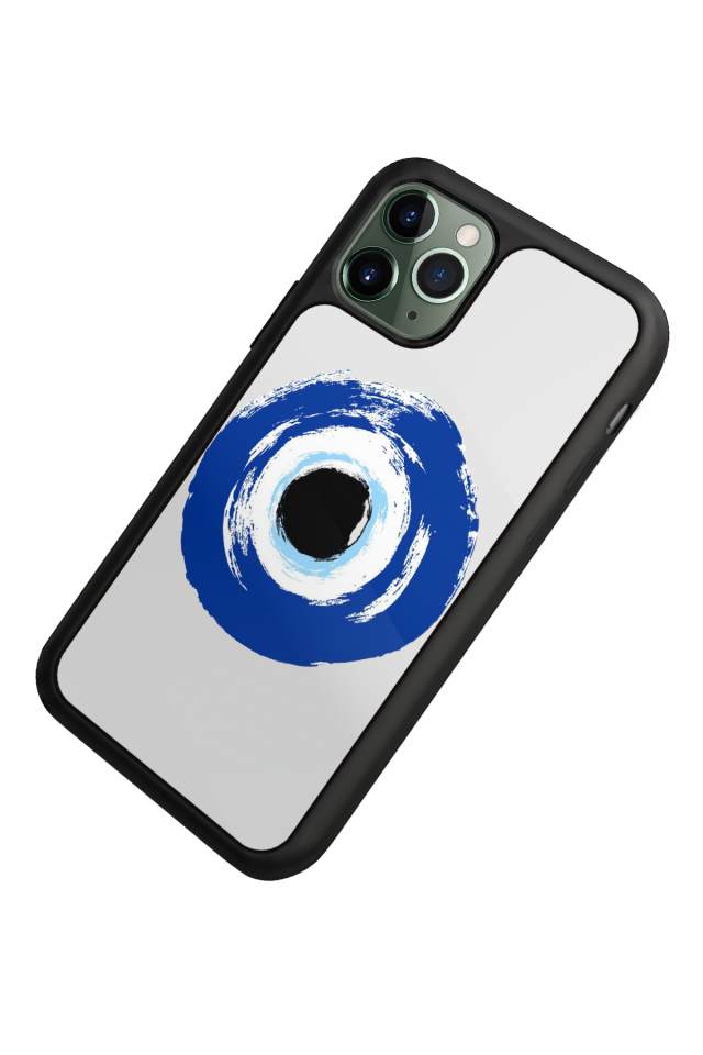 iPhone 11 Pro Max Uyumlu Nazar Tasarımlı Glossy Premium Kılıf
