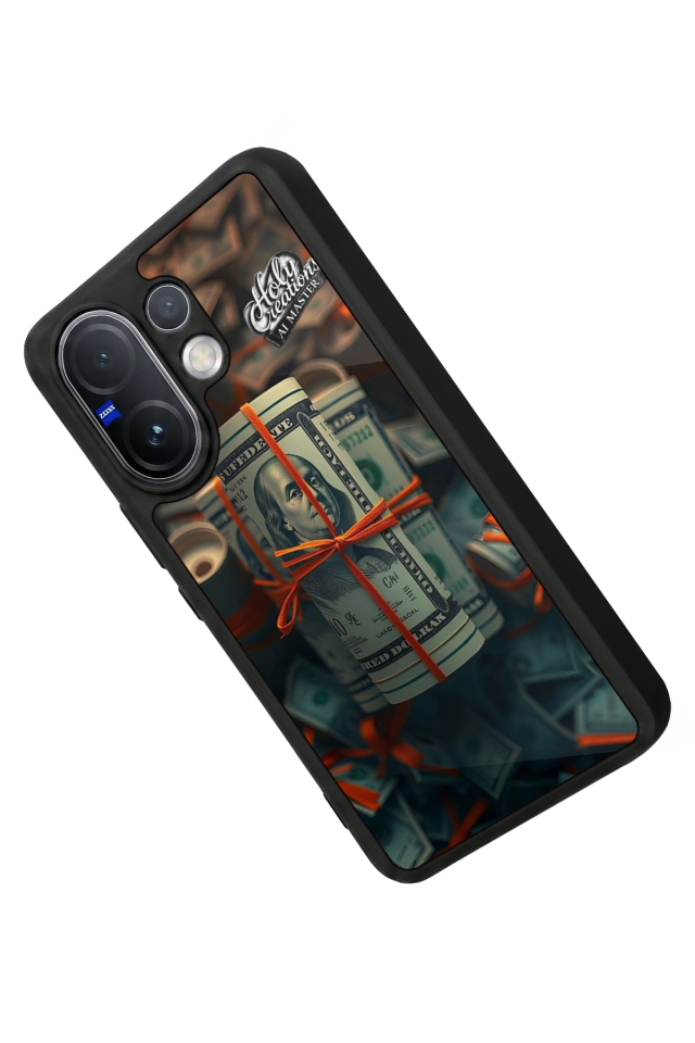 Vivo V60 Uyumlu Para Tasarımlı Glossy Premium Kılıf