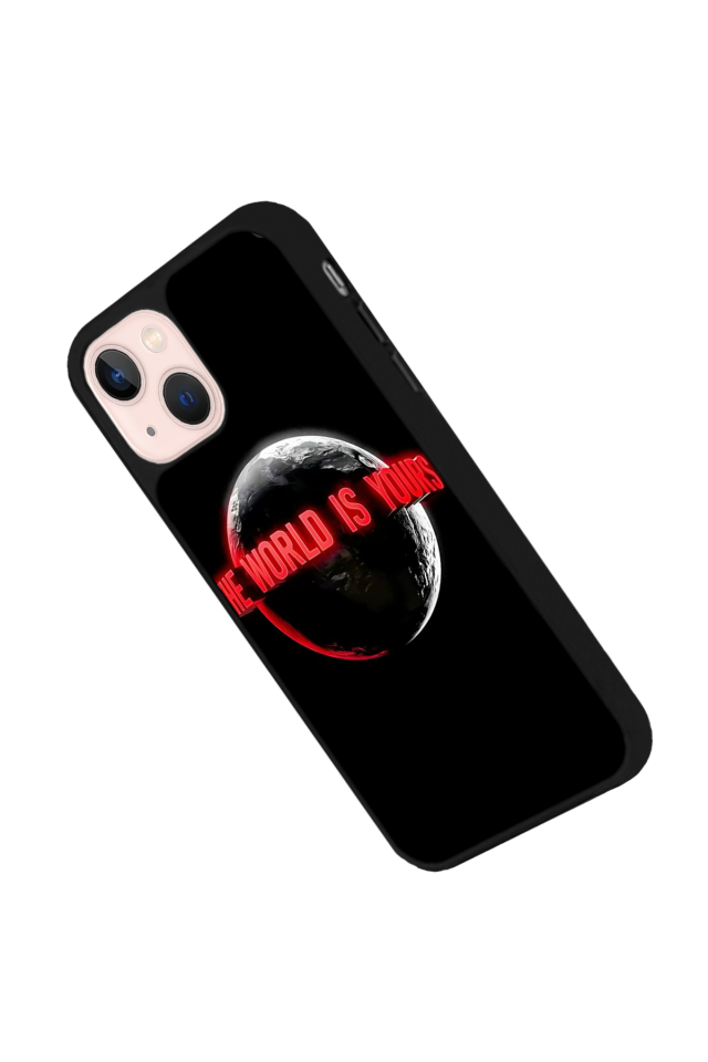 iPhone 13 Mini Uyumlu Scarface Tasarımlı Glossy Premium Kılıf