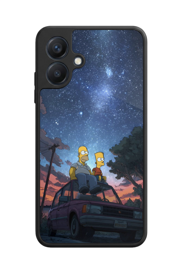 Samsung Galaxy A07 Uyumlu The Simpsons Tasarımlı Glossy Premium Kılıf