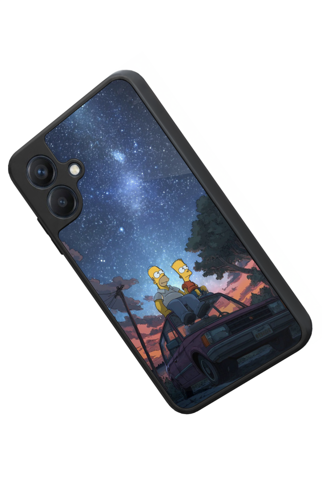 Samsung Galaxy A07 Uyumlu The Simpsons Tasarımlı Glossy Premium Kılıf
