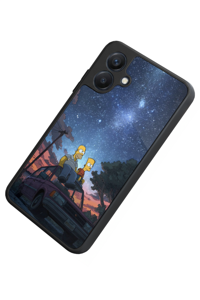 Samsung Galaxy A07 Uyumlu The Simpsons Tasarımlı Glossy Premium Kılıf