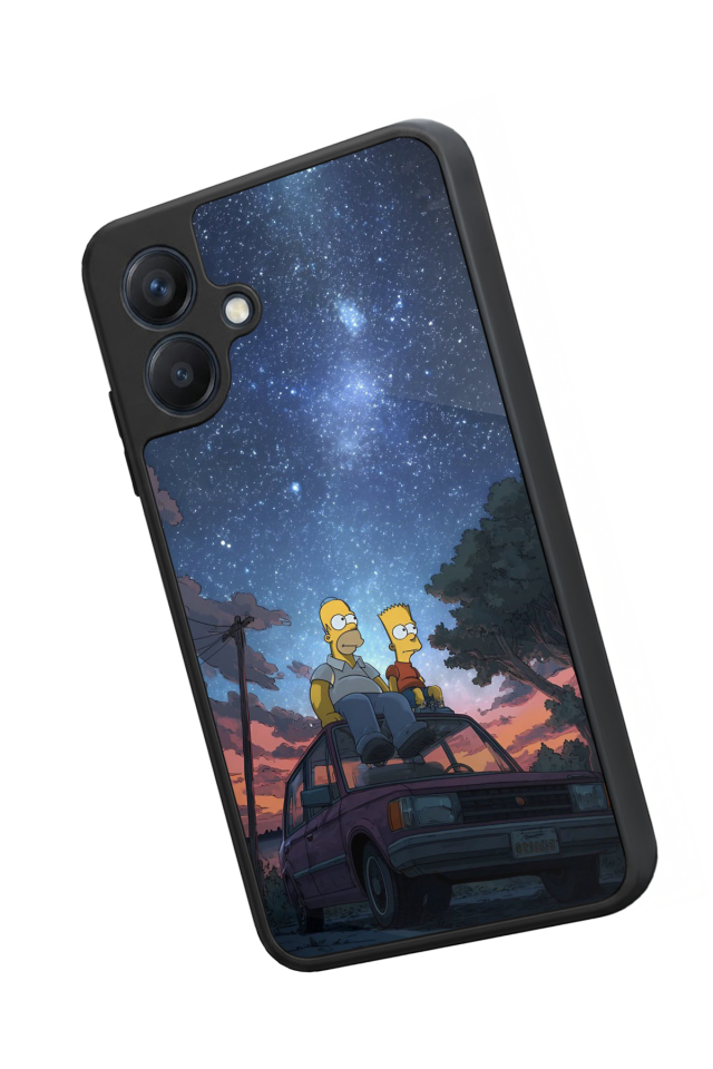 Samsung Galaxy A07 Uyumlu The Simpsons Tasarımlı Glossy Premium Kılıf