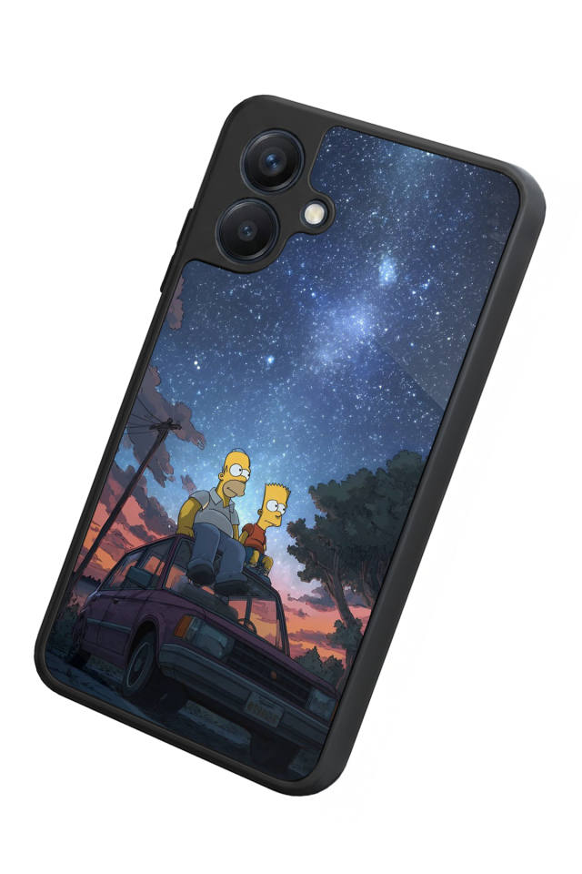 Samsung Galaxy A07 Uyumlu The Simpsons Tasarımlı Glossy Premium Kılıf