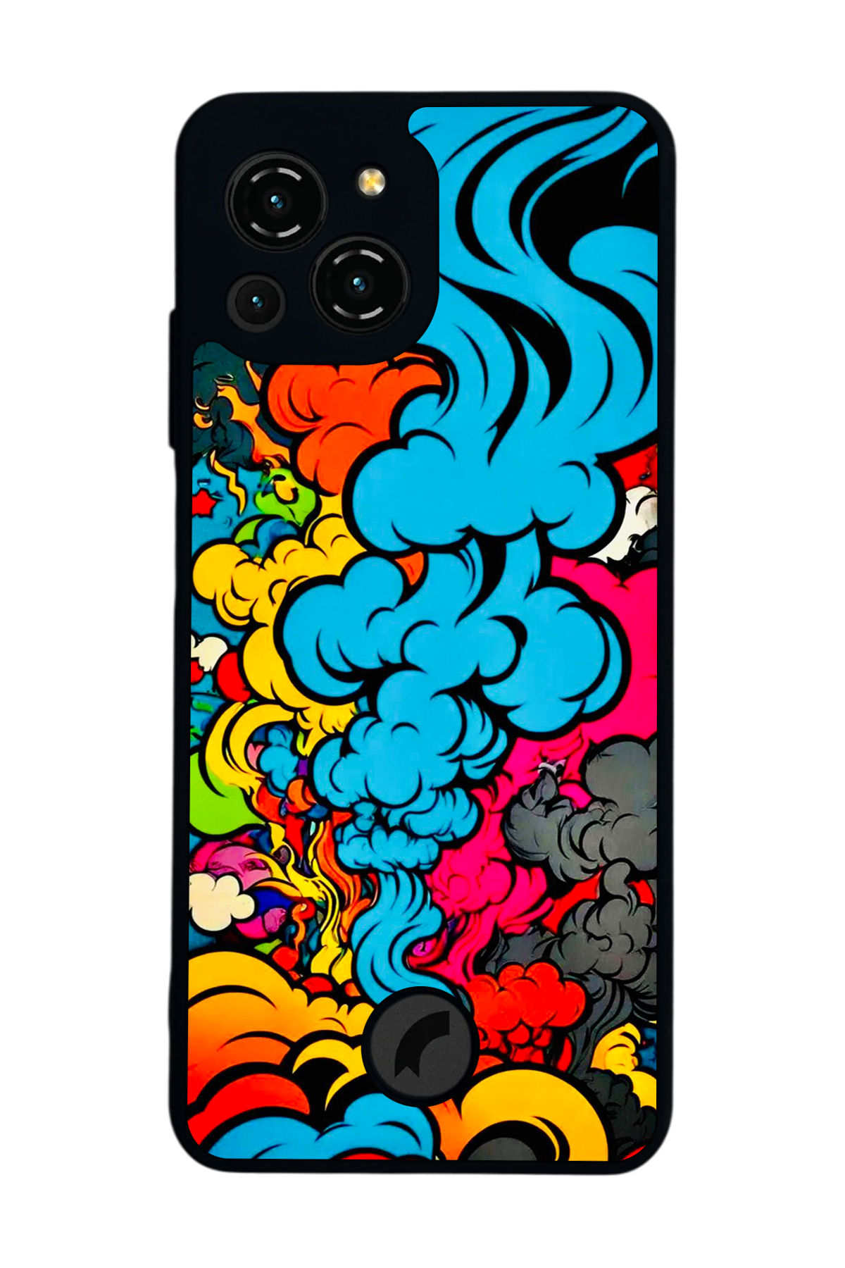 Reeder S23 Pro Max Uyumlu Abstract Tasarımlı Glossy Premium Kılıf