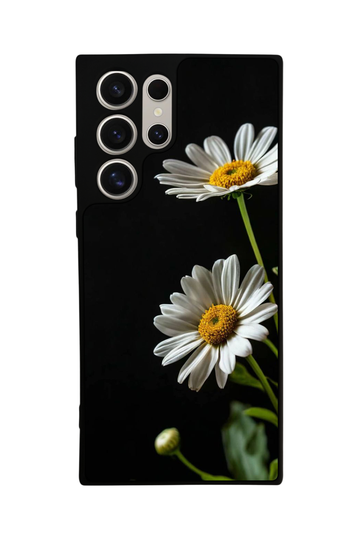 Samsung Galaxy S22 Ultra Uyumlu Cicek Tasarımlı Glossy Premium Kılıf