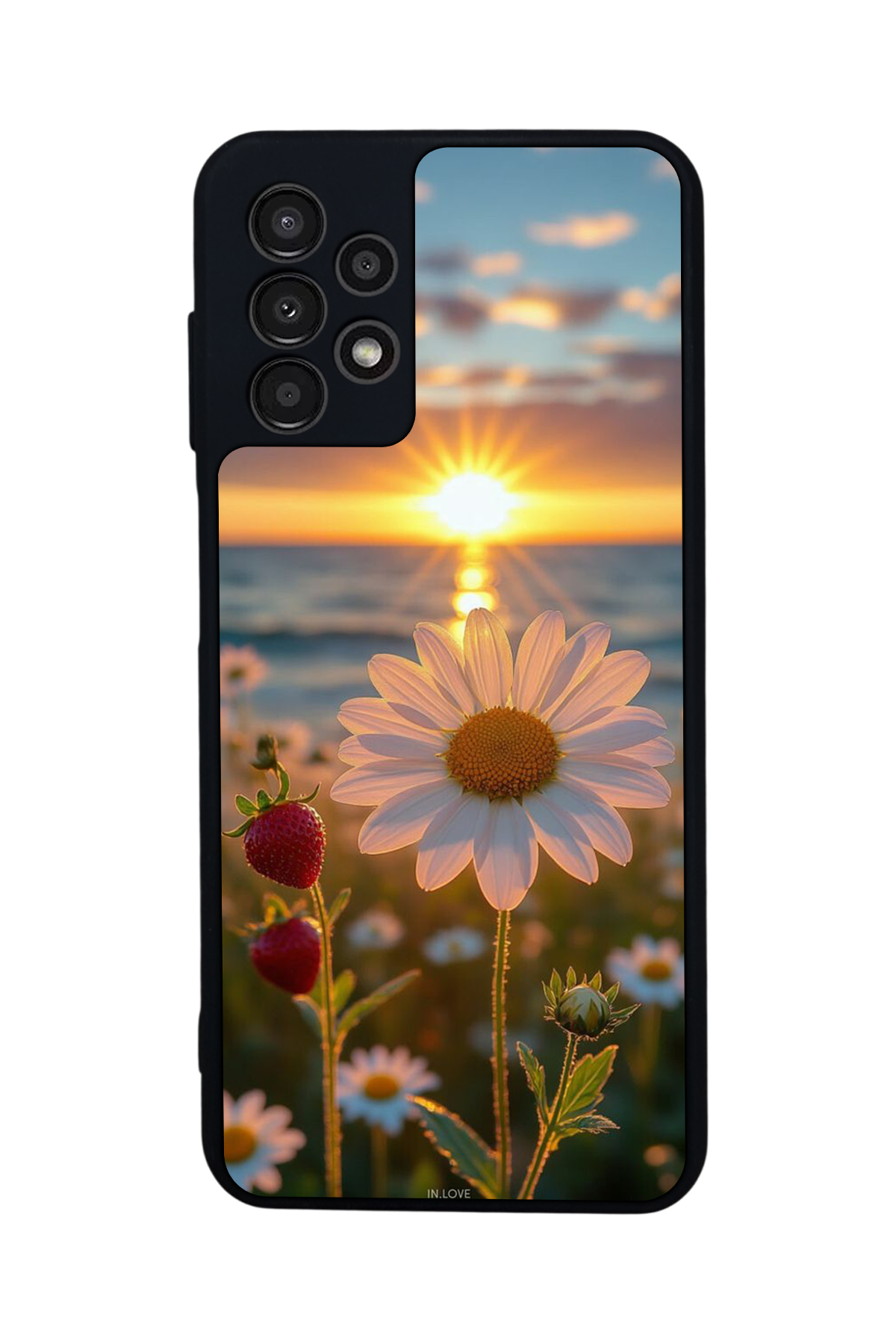 Samsung Galaxy A23 Uyumlu Cicek Tasarımlı Glossy Premium Kılıf