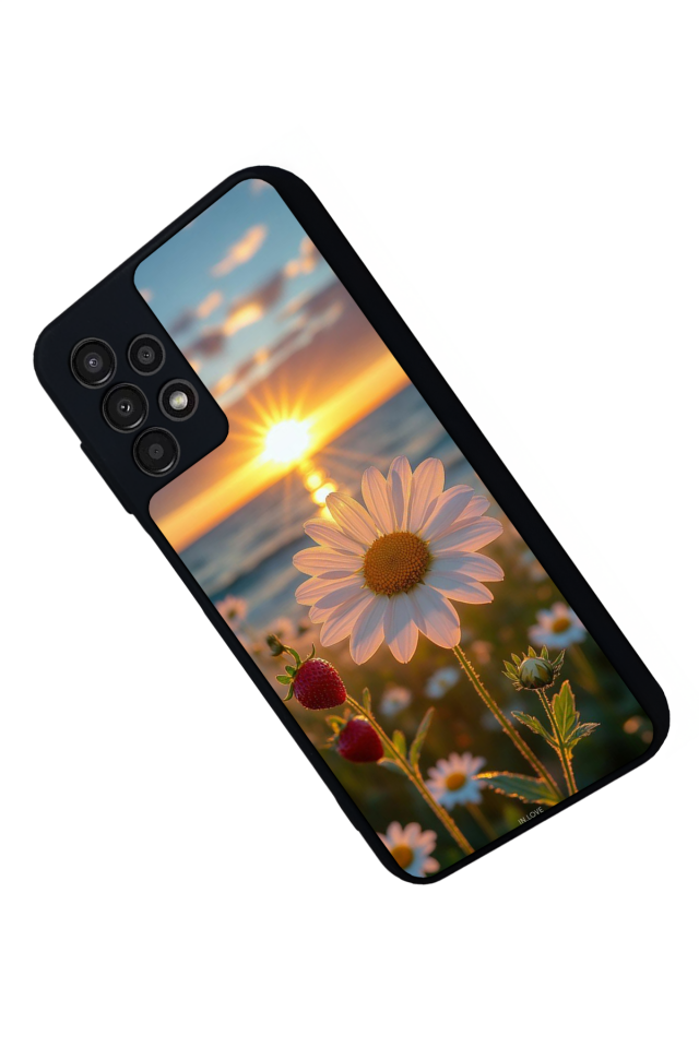 Samsung Galaxy A23 Uyumlu Cicek Tasarımlı Glossy Premium Kılıf