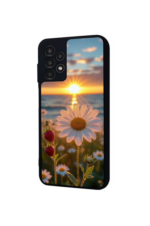 Samsung Galaxy A23 Uyumlu Cicek Tasarımlı Glossy Premium Kılıf