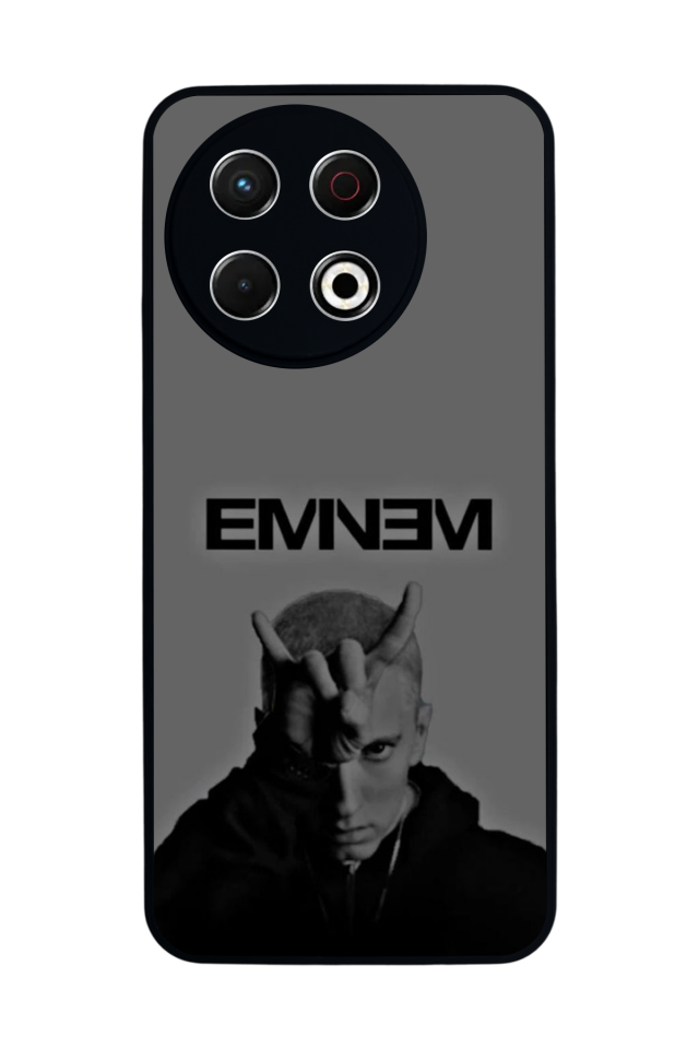 Tecno Spark 30 Pro Uyumlu Eminem Tasarımlı Glossy Premium Kılıf