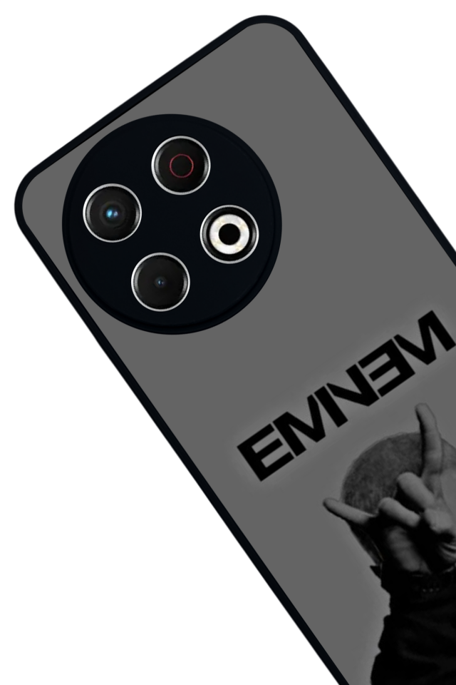 Tecno Spark 30 Pro Uyumlu Eminem Tasarımlı Glossy Premium Kılıf