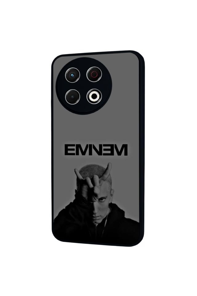 Tecno Spark 30 Pro Uyumlu Eminem Tasarımlı Glossy Premium Kılıf