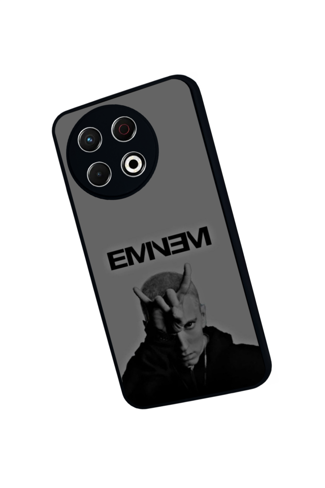 Tecno Spark 30 Pro Uyumlu Eminem Tasarımlı Glossy Premium Kılıf