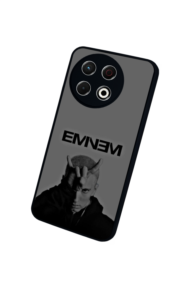Tecno Spark 30 Pro Uyumlu Eminem Tasarımlı Glossy Premium Kılıf