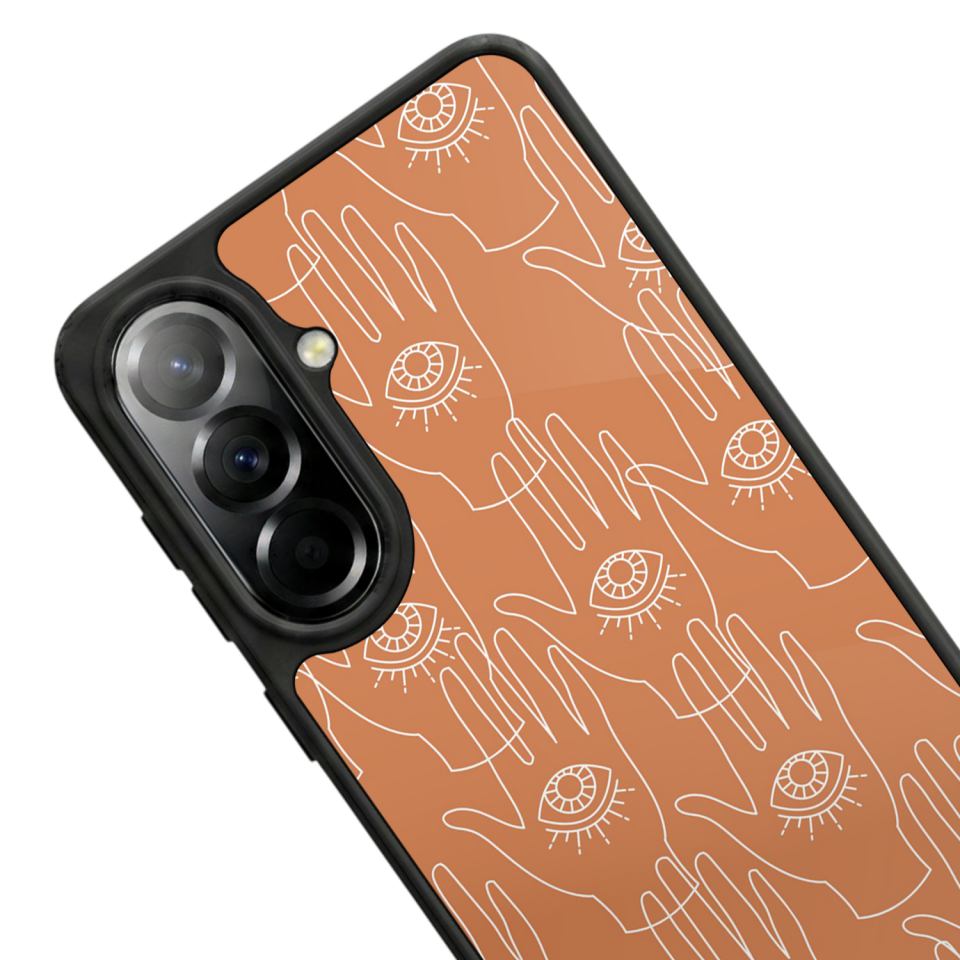 Samsung Galaxy A37 Uyumlu Line Art Tasarımlı Glossy Premium Kılıf