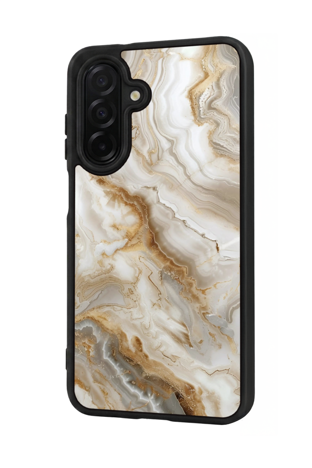 Samsung Galaxy A36 Uyumlu Mermer Marble Tasarımlı Glossy Premium Kılıf