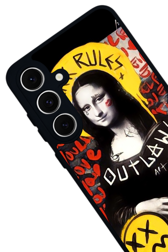 Samsung Galaxy S24 FE Uyumlu Monalisa Tasarımlı Glossy Premium Kılıf