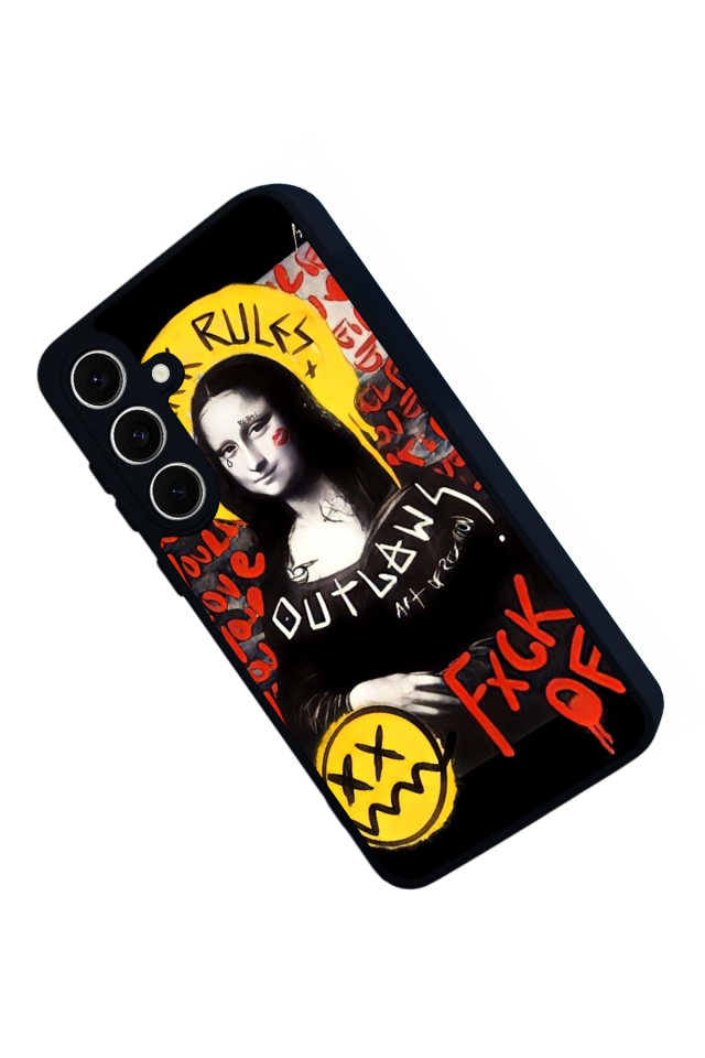 Samsung Galaxy S24 FE Uyumlu Monalisa Tasarımlı Glossy Premium Kılıf