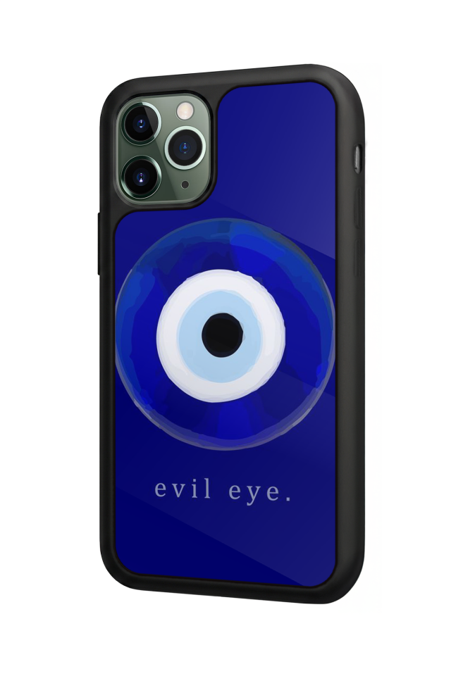 iPhone 11 Pro Max Uyumlu Nazar Tasarımlı Glossy Premium Kılıf