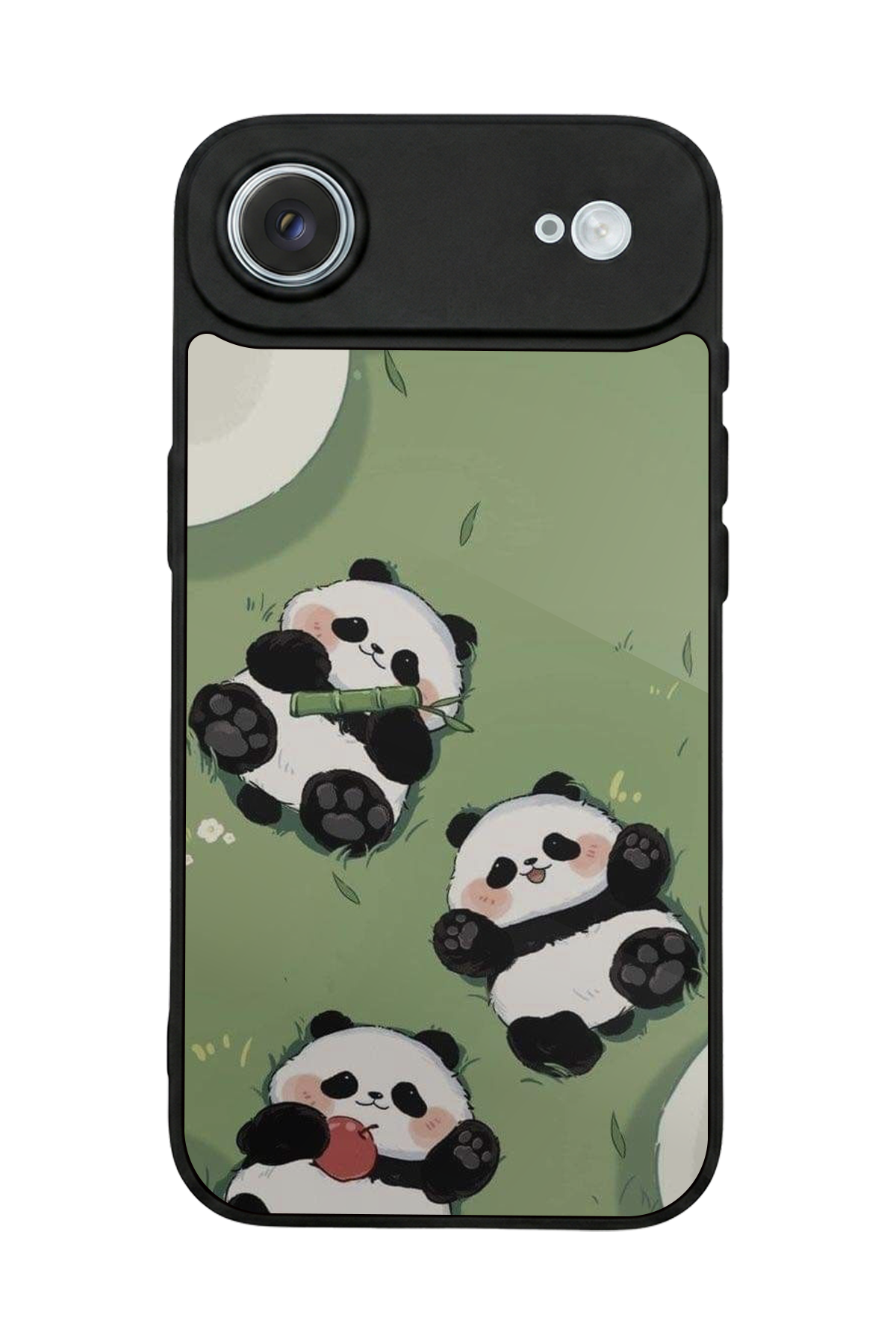 iPhone 17 Air Uyumlu Panda Tasarımlı Glossy Premium Kılıf