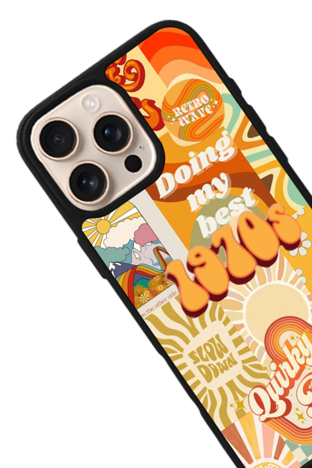 iPhone 15 Pro Uyumlu Poster Tasarımlı Glossy Premium Kılıf