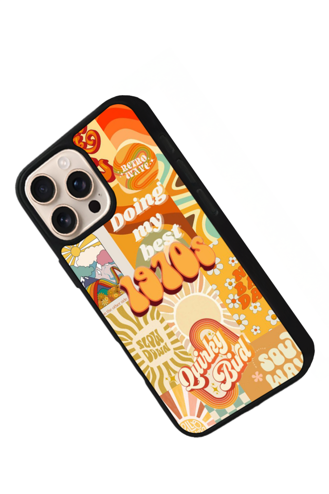 iPhone 15 Pro Uyumlu Poster Tasarımlı Glossy Premium Kılıf