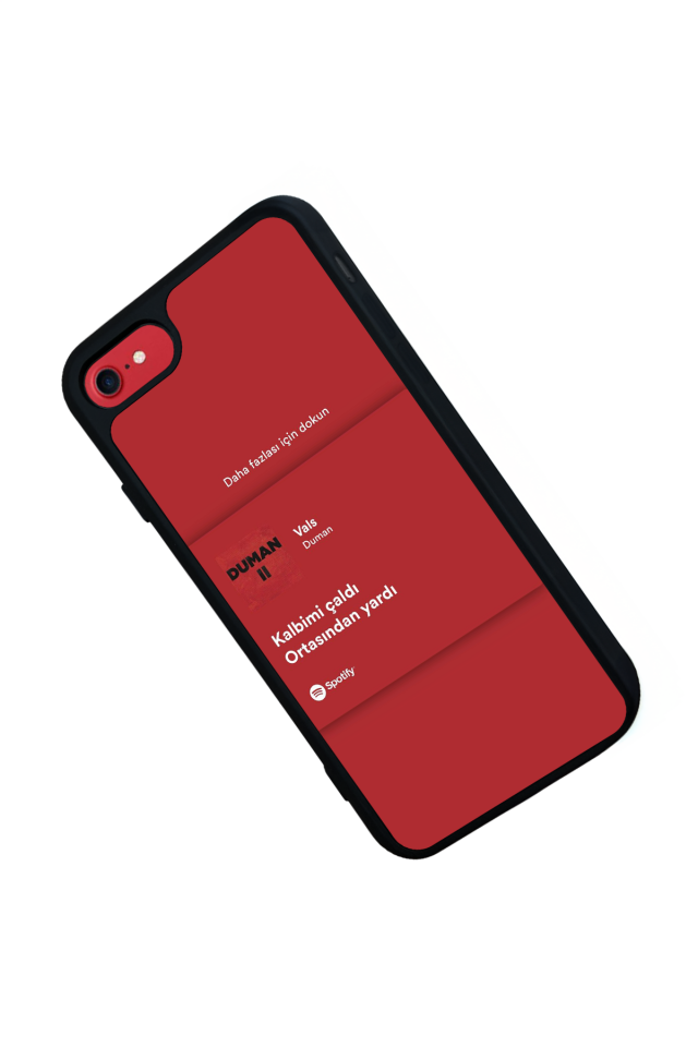 iPhone SE Uyumlu Sarki Sozleri Tasarımlı Glossy Premium Kılıf