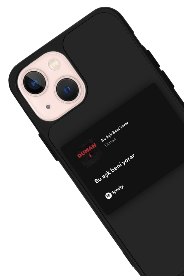 iPhone 15 Uyumlu Sarki Sozleri Tasarımlı Glossy Premium Kılıf