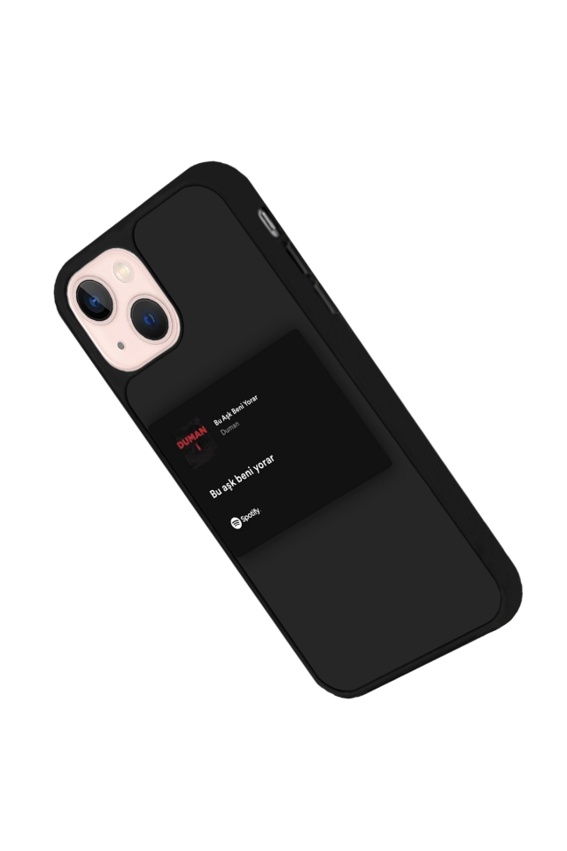 iPhone 15 Uyumlu Sarki Sozleri Tasarımlı Glossy Premium Kılıf