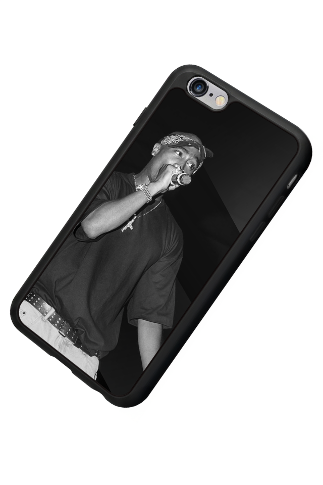 iPhone 6s Plus Uyumlu Tupac Tasarımlı Glossy Premium Kılıf