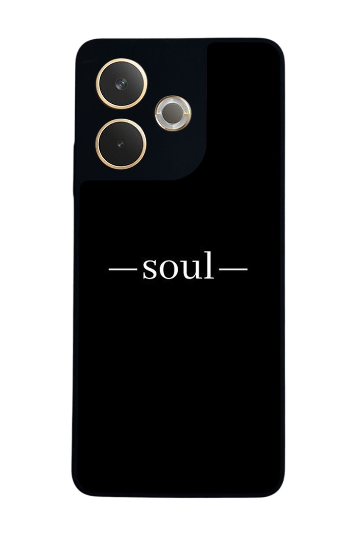 Oppo A5 Pro Uyumlu SOUL Tasarımlı Glossy Premium Kılıf