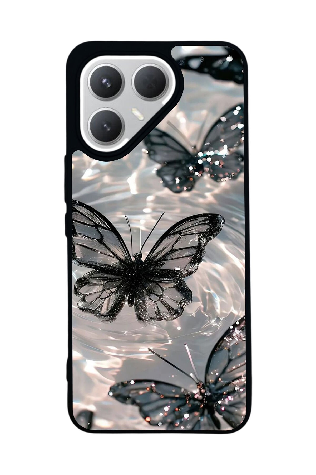 Tecno Pova 7 Pro Mat Uyumlu Siyah Kılıf – Yumuşak Silikon, Koruyucu, Şok Emici Kapak