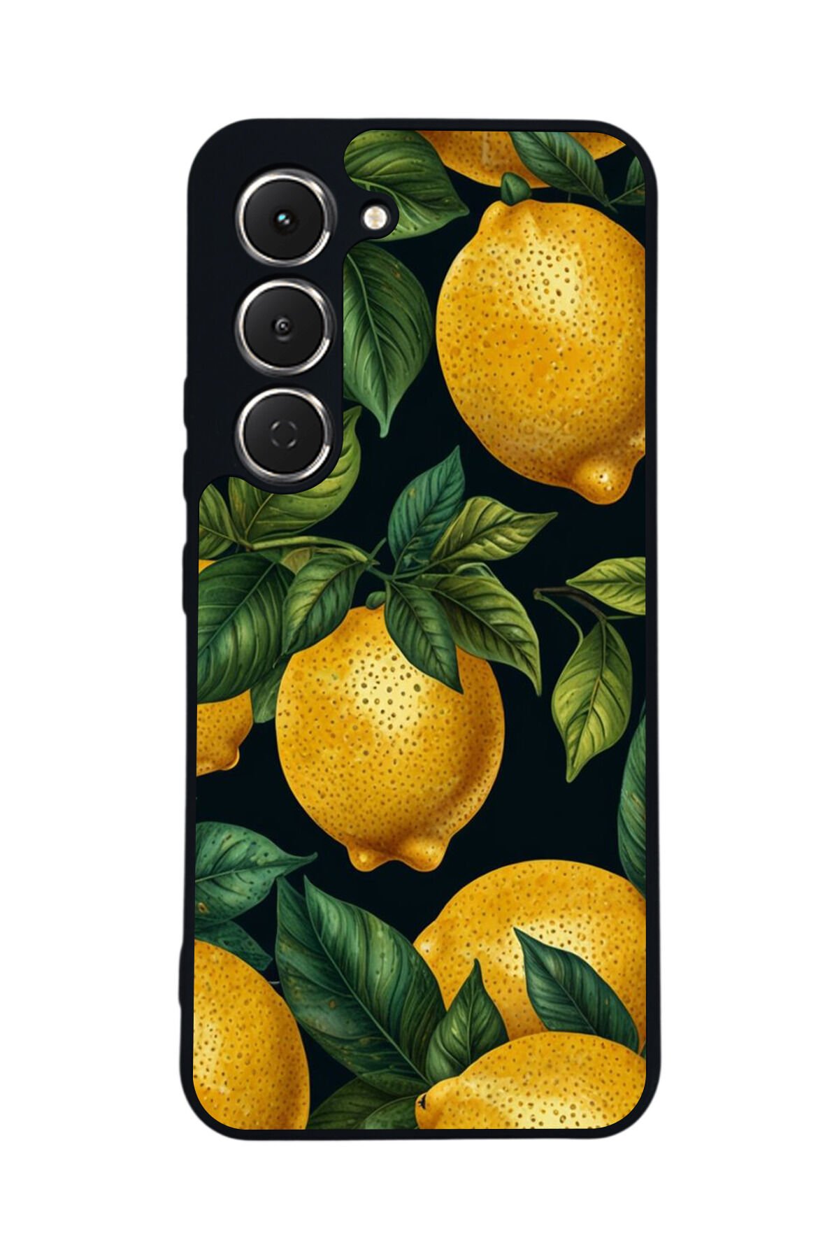 Tecno Spark 40 Pro Uyumlu Limon Tasarımlı Glossy Premium Kılıf