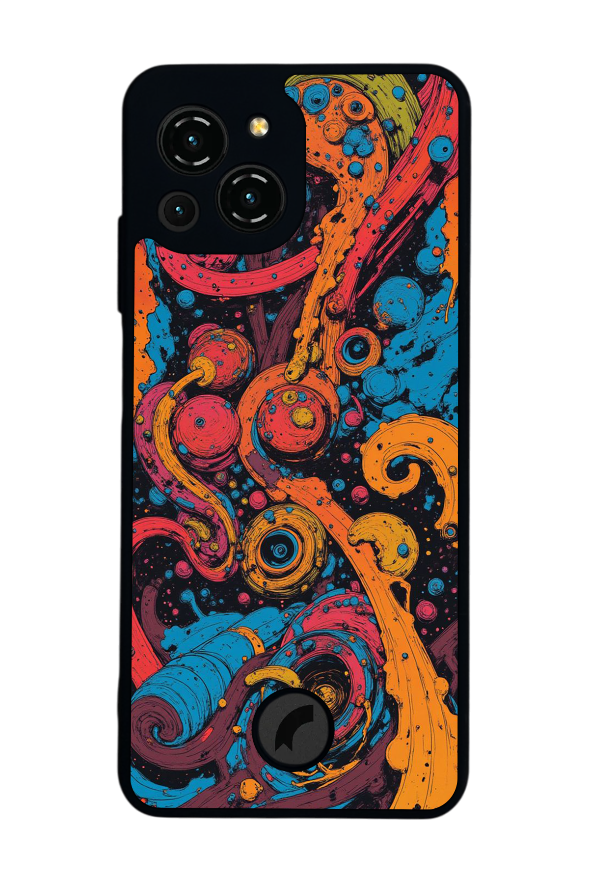 Reeder S23 Pro Max Uyumlu Abstract Tasarımlı Glossy Premium Kılıf