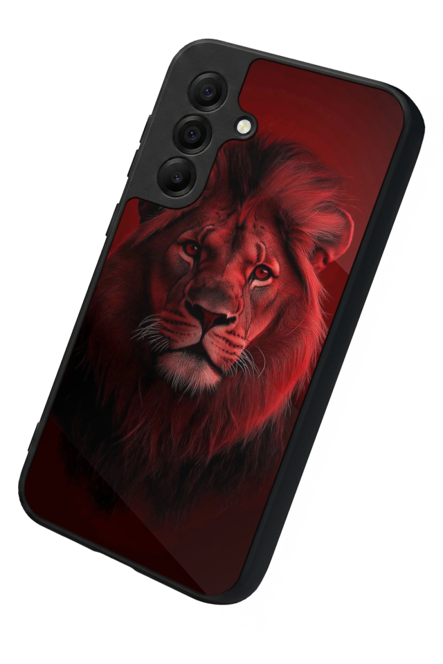 Samsung Galaxy A17 Uyumlu Aslan Tasarımlı Glossy Premium Kılıf