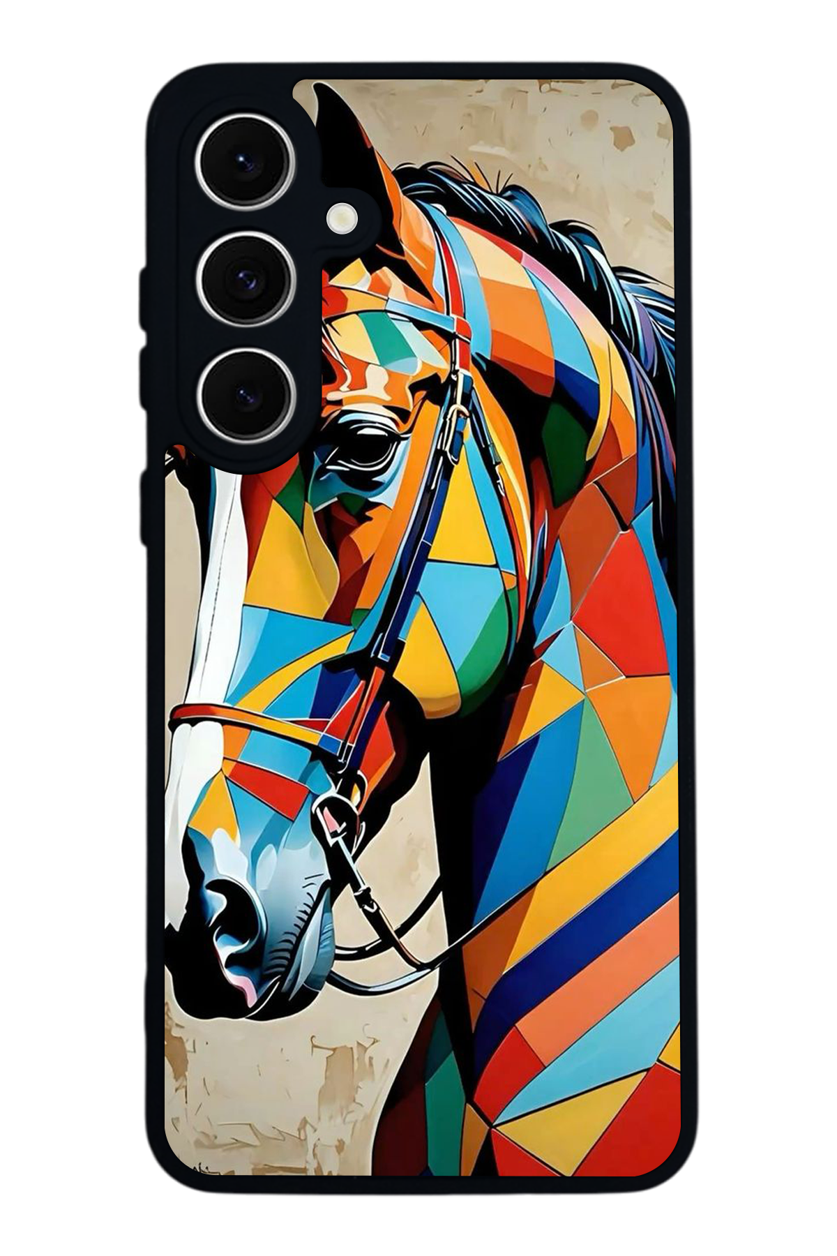 Samsung Galaxy A16 Uyumlu At Horse Tasarımlı Glossy Premium Kılıf