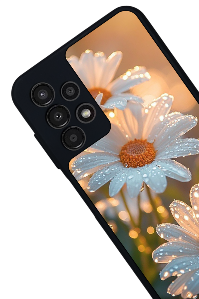 Samsung Galaxy A23 Uyumlu Cicek Tasarımlı Glossy Premium Kılıf