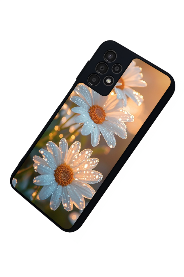 Samsung Galaxy A23 Uyumlu Cicek Tasarımlı Glossy Premium Kılıf