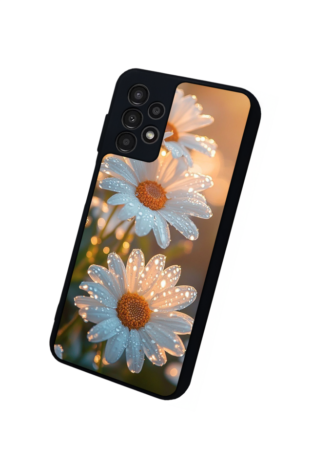 Samsung Galaxy A23 Uyumlu Cicek Tasarımlı Glossy Premium Kılıf