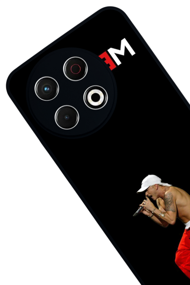 Tecno Spark 30 Pro Uyumlu Eminem Tasarımlı Glossy Premium Kılıf