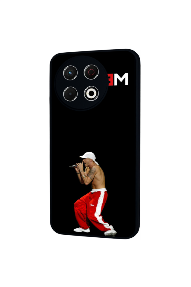 Tecno Spark 30 Pro Uyumlu Eminem Tasarımlı Glossy Premium Kılıf