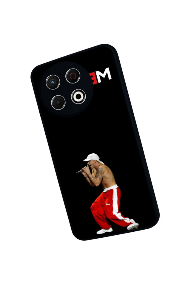 Tecno Spark 30 Pro Uyumlu Eminem Tasarımlı Glossy Premium Kılıf