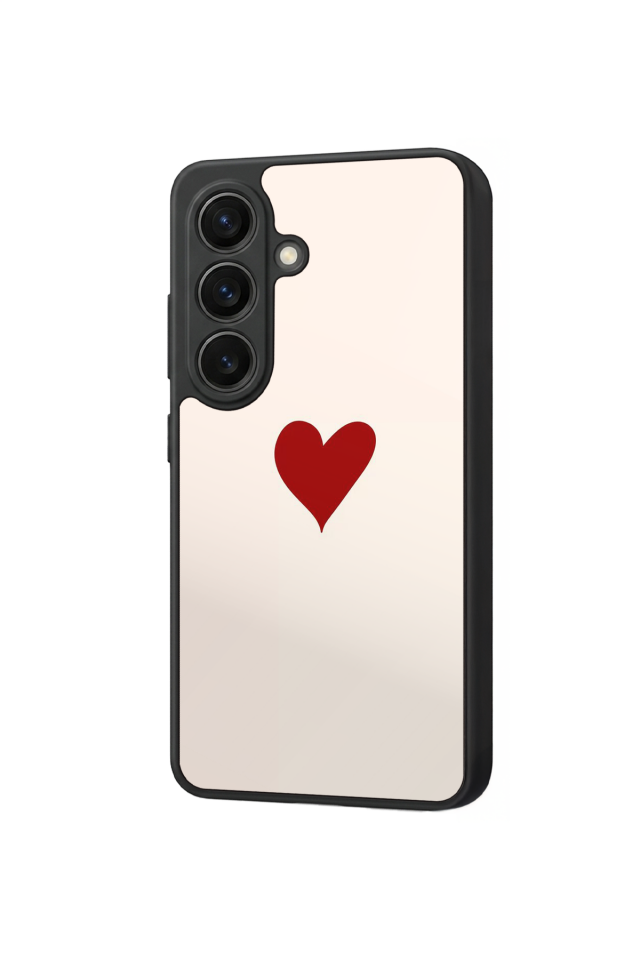 Samsung Galaxy S26 Uyumlu Kalp Love Tasarımlı Glossy Premium Kılıf