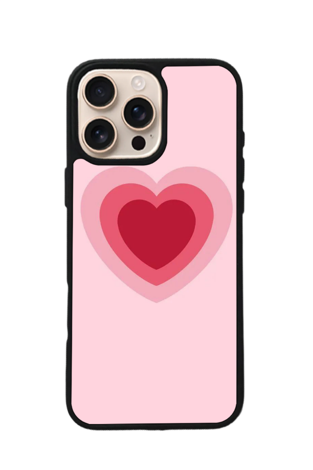 iPhone 14 Pro Max Uyumlu Kalp Love Tasarımlı Glossy Premium Kılıf