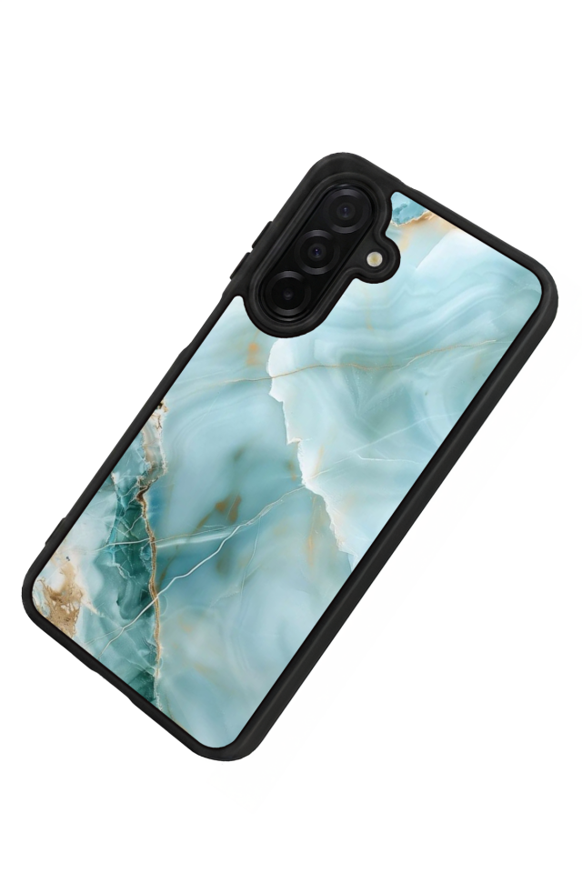 Samsung Galaxy A36 Uyumlu Mermer Marble Tasarımlı Glossy Premium Kılıf